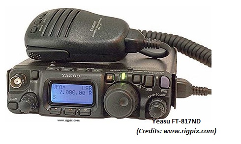 Yeasu FT-817ND (Credits: www.rigpix.com)